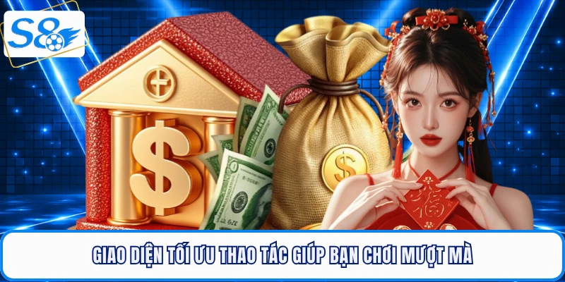 Giao diện tối ưu thao tác giúp bạn chơi mượt mà